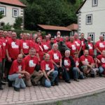 Gruppenfoto auf dem Gräflichen Landsitz von Hardenberg