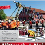 Maibaumfest 2013 vor dem Feuerwehrhaus in Vallstedt