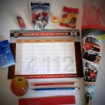 Prall gefüllte Schultüten im Feuerwehr-Design wurden an die Kinder überreicht.