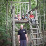 Die Blaulichter auf dem Walderlebnispfad